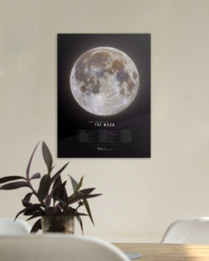 Super Moon Map - LIMITED EDITION POSTERS