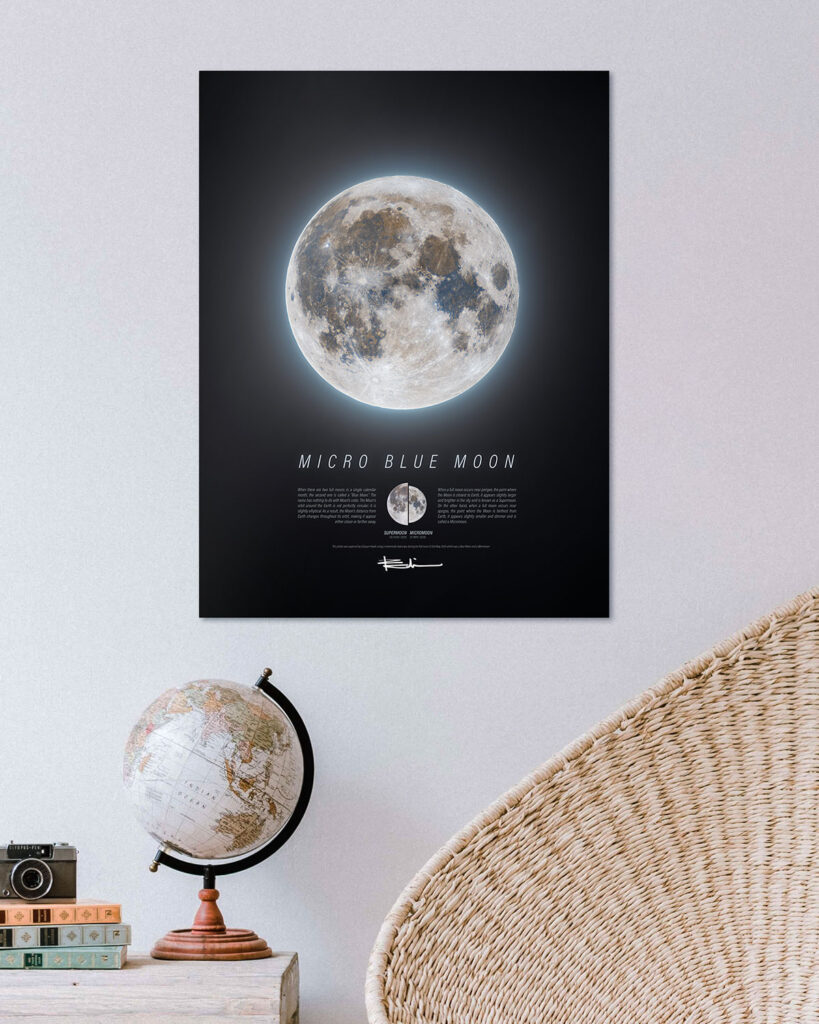 Micro Blue Moon - LIMITED EDITION POSTERS
